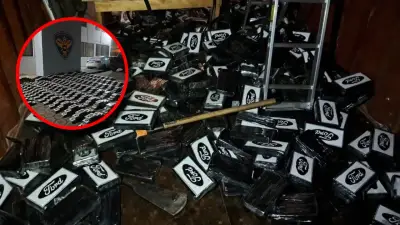 Incautan más de media tonelada de cocaína en tractocamión en frontera con Ecuador