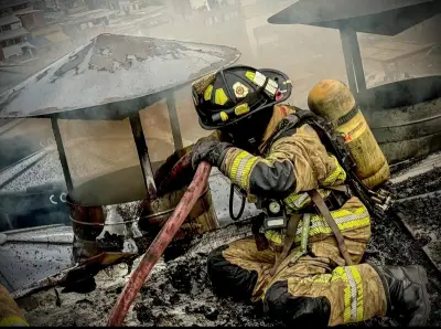 Incendio en Parrilla Boyacense de Bogotá movilizó a bomberos en carrera 30