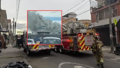Incendio en restaurante bogotano: Bomberos explican origen en ductos y densa columna de humo