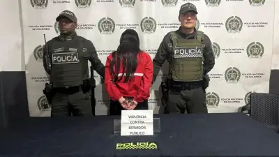Intento de asonada en controles de Medellín deja policía herida y mujer capturada