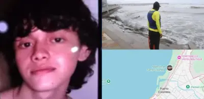 Joven desaparece en Puerto Colombia tras ingresar al mar en horario prohibido por frente frío