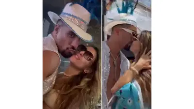 Marilyn Patiño y Renzo Meneses protagonizan beso en el Carnaval de Barranquilla tras salir de LCDLF
