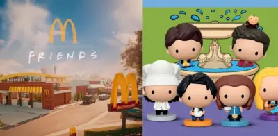 McDonald's lanza colección de 'Friends' en Colombia: figuras y sillón icónico en Bogotá