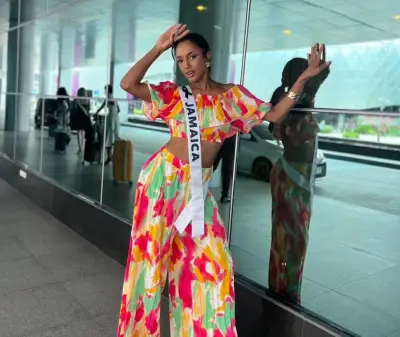 Miss Jamaica reaparece tras grave accidente en Miss Universo 2025 que le causó lesión cerebral