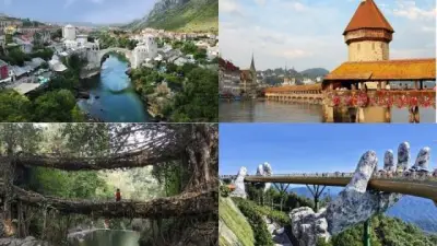 Ocho puentes extraordinarios del mundo: de la ingeniería otomana a las raíces vivas