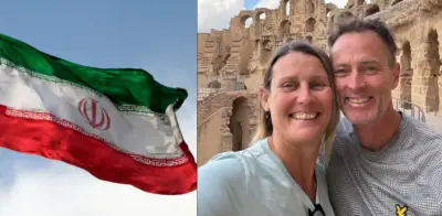 Pareja británica condenada a 10 años en Irán por espionaje durante viaje mundial en moto