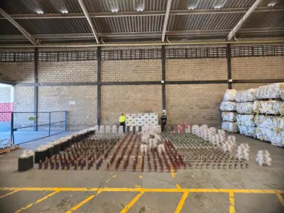 Policía desmantela bodega clandestina de cigarrillos y licores de contrabando en Barranquilla