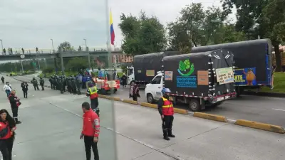 Protestas de recicladores paralizan Bogotá: caos en calle 26 y Autopista Norte