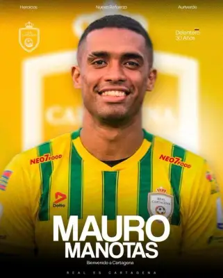 Real Cartagena lidera 1-0 ante Atlético FC con gol temprano de Mauro Manotas