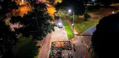 Recuperación vial en Carrera Séptima de Bogotá alcanza 80% de avance en obras nocturnas