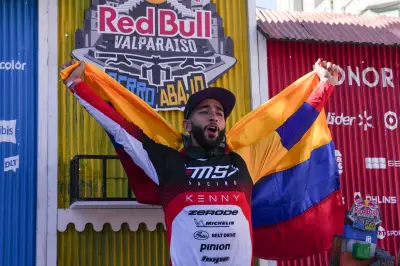Sebastián Holguín conquista el Red Bull Valparaíso Cerro Abajo 2026 para Colombia