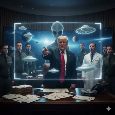 Trump Ordena Desclasificar Archivos Secretos sobre OVNIs y Vida Extraterrestre