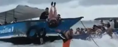 Turista sufre grave lesión en columna al caer de lancha en Johnny Cay, San Andrés