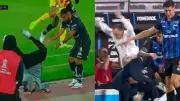 Alejandro Restrepo expulsado en Copa Libertadores tras ser levantado por rival