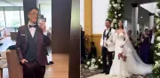 Andy Rivera testigo del amor en la boda de su padre Jhonny Rivera con Jenny López