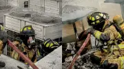 Bomberos controlan incendio en restaurante Mi Gran Parrilla Boyacense en Bogotá