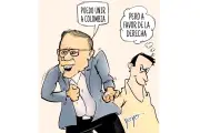 Caricatura 'Sin Barrera' critica la corrupción política en Colombia