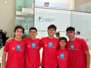 Cinco talentos santandereanos representan a Colombia en el Sudamericano Júnior de Squash