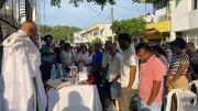 Comunidad de Torices celebra misa de acción de gracias por liberación de DJ Dever en Cartagena