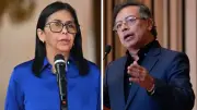 Delcy Rodríguez y Gustavo Petro conversaron sobre encuentro binacional de alto nivel