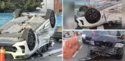Empresa de eventos dueña de BMW de lujo en grave accidente que paralizó el norte de Bogotá