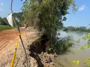 Erosión del río Sogamoso amenaza con aislar a 40 familias en vereda de Barrancabermeja