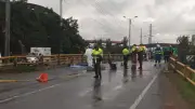 Grave accidente en la Calle 80 de Bogotá deja un ciclista muerto y monumental trancón