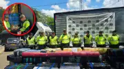 Hallan camión con más de cinco toneladas de marihuana en Antioquia, la mayor incautación del año