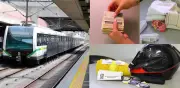 Hallazgos insólitos en el Metro de Medellín: desde 3 millones de pesos hasta guantes de boxeo