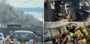 Incendio en Mi Gran Parrilla Boyacense de Bogotá: Bomberos atribuyen denso humo a acumulación de grasas en ductos
