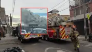 Incendio en restaurante bogotano: Bomberos explican origen en ductos y densa columna de humo