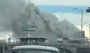 Incendio en restaurante de Bogotá movilizó a bomberos y evacuó a 90 personas