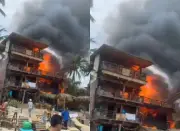 Incendio voraz arrasa cabañas turísticas en Mendihuaca, cerca del Parque Tayrona
