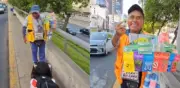 Influencer japonesa pide perdón de rodillas tras insultar a vendedor ambulante en Lima