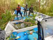 Intensa persecución militar intercepta lancha con cocaína en el Golfo de Urabá