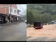 Inundaciones y caos vial en Bucaramanga por fuertes lluvias que afectan movilidad