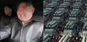 Kim Jong Un supervisa presentación de lanzacohetes nuclear norcoreano de 600 mm