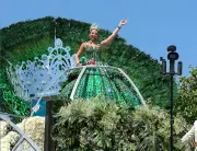 Michelle Char Fernández deslumbra en la Batalla de Flores 2026 del Carnaval de Barranquilla