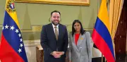 Ministro Edwin Palma se reúne con Delcy Rodríguez en Caracas para avanzar en cooperación energética