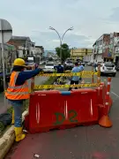 Misterio en Avenida Quebradaseca: hundimiento sin explicación técnica clara