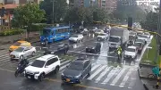 Movilidad en Bogotá: Lluvias y accidentes complican el tráfico este lunes 9 de febrero