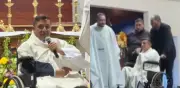 Padre 'Chucho' revela cirugía por masa en hombro que lo llevó a silla de ruedas en su iglesia