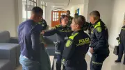 Policía Nacional entrega ayuda humanitaria a uniformados afectados por inundaciones en Montería