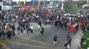 Protestas en la Universidad Nacional generan caos vial y accidente en Bogotá