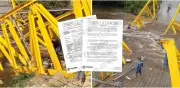 Puente colapsado en Boyacá tenía obra suspendida: irregularidad pone en la mira a contratista