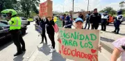 Recicladores protestan 7 horas en Bogotá exigiendo reactivación de mesa nacional de diálogo