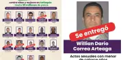 Se entrega en Antioquia uno de los agresores sexuales más buscados con recompensa de $50 millones