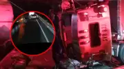 Video capta el instante exacto del accidente en el Alto de la Línea