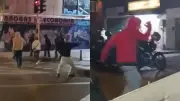Violenta riña con cuchillos en Chapinero: terror en vía pública de Bogotá