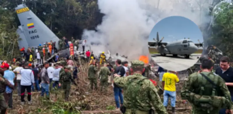 Accidente aéreo militar en Putumayo deja 68 fallecidos, el más grave en Colombia en una década